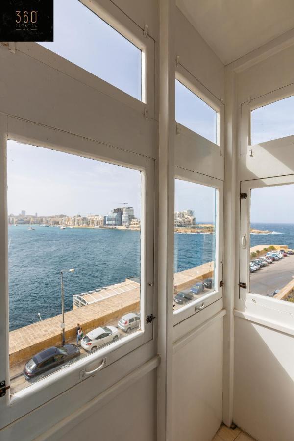 Seafront - Top Location, Top Floor With Wifi & Ac By 360 Estates 瓦莱塔 外观 照片