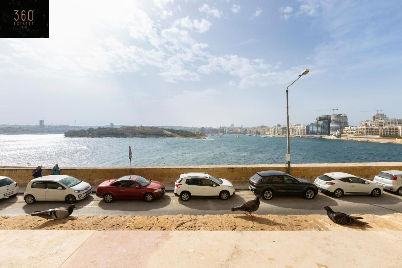 Seafront - Top Location, Top Floor With Wifi & Ac By 360 Estates 瓦莱塔 外观 照片